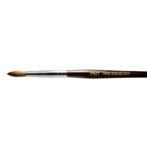 Round size 10 100% kolinsky acrylic brush