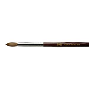 Round size 14 100% kolinsky acrylic brush